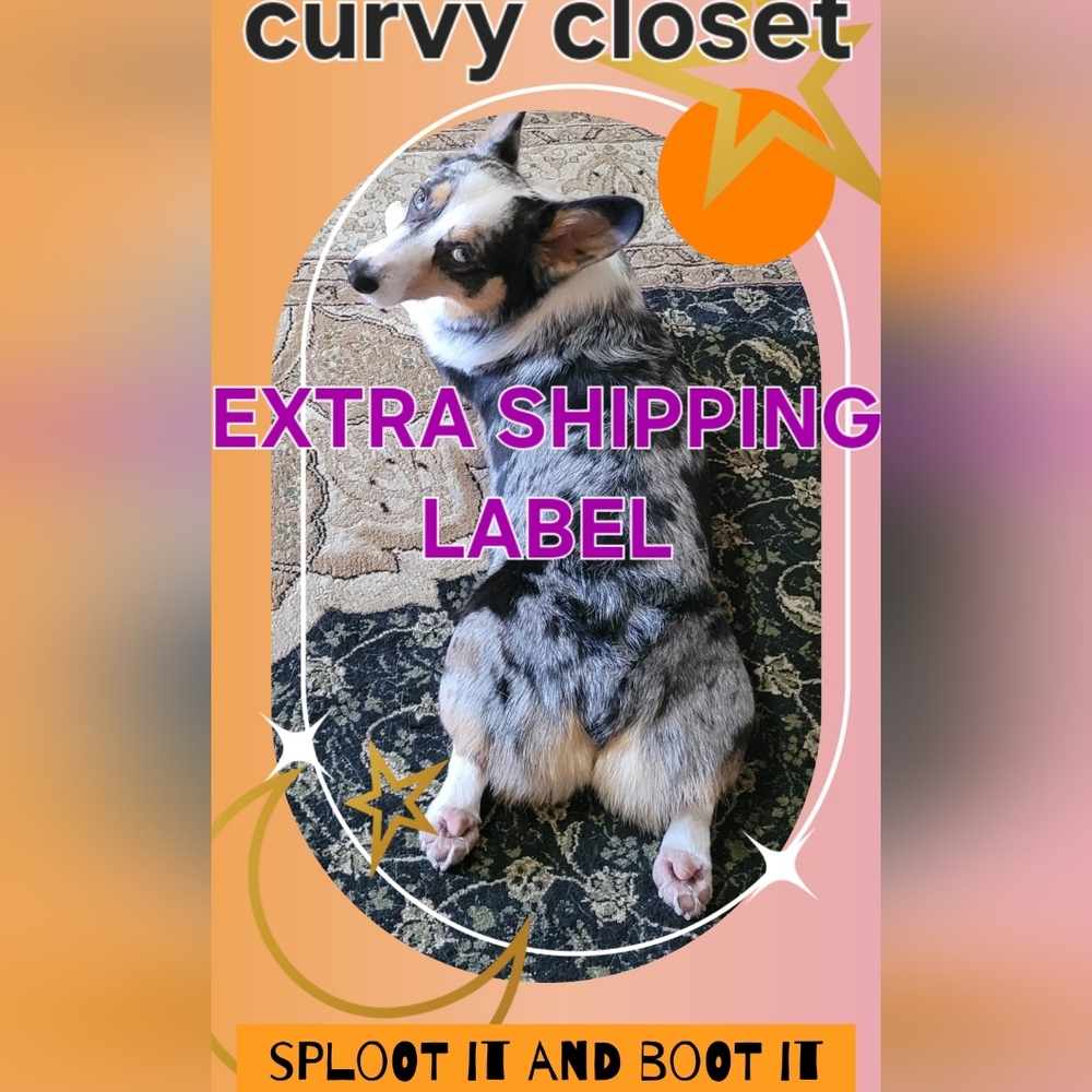 EXTRA SHIPPING LABEL